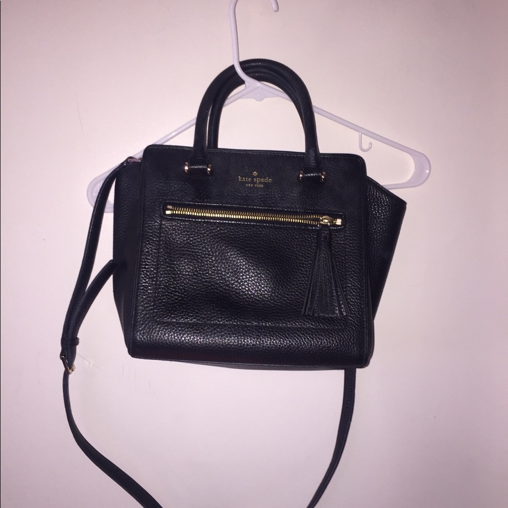 Black Kate Spade leather purse
